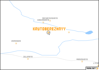 map of Krutoberezhnyy