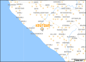 map of Krutown