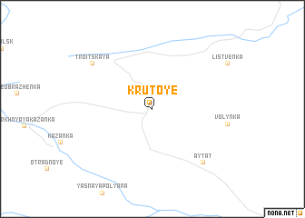 map of Krutoye