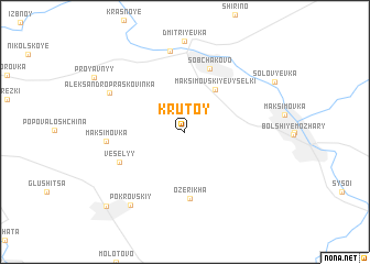 map of Krutoy