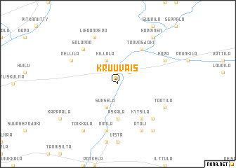 map of Kruuvais