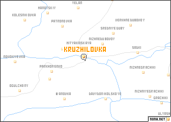 map of Kruzhilovka