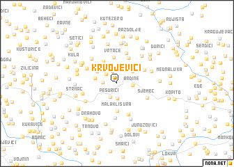 map of Krvojevići