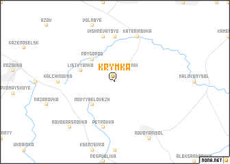 map of Krymka