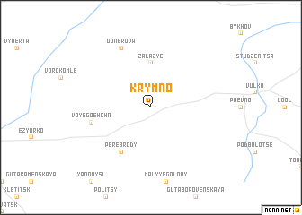 map of Krymno