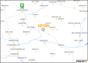 map of Krynki