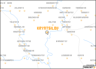 map of Kryntsilov