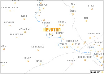 map of Krypton