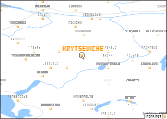 map of Krytseviche