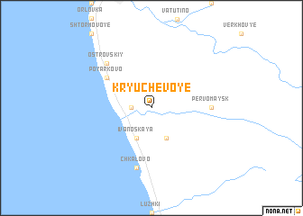 map of Kryuchevoye