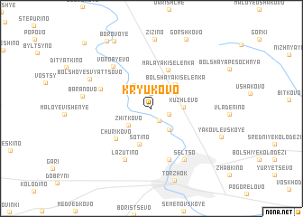 map of Kryukovo