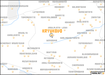 map of Kryukovo