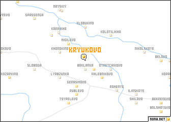 map of Kryukovo