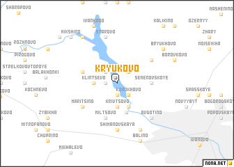 map of Kryukovo