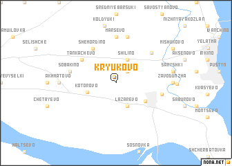 map of Kryukovo