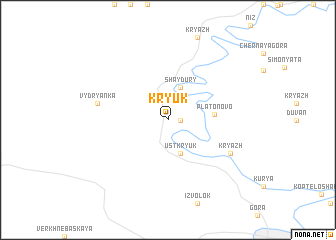 map of Kryuk