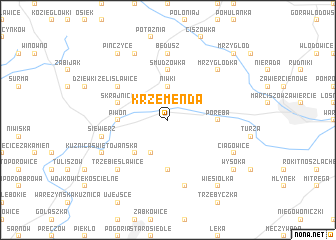 map of Krzemenda