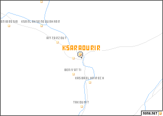 map of Ksar Aourir