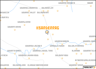 map of Ksar Derrag