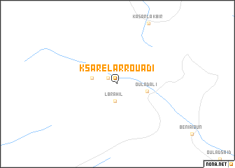 map of Ksar el Arrouadi