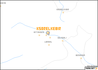 map of Ksar el Kebir