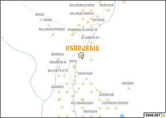 map of Ksar Jedid