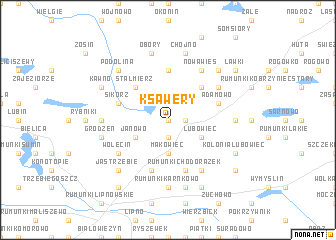 map of Ksawery