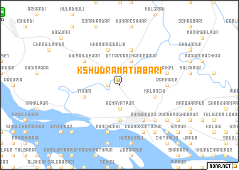 map of Kshudra Matiabari