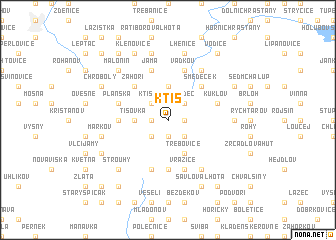 map of Ktiš