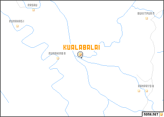 map of Kuala Balai