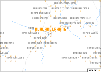 map of Kuala Kelawang