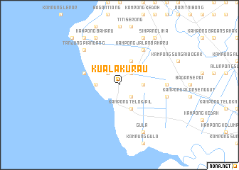 map of Kuala Kurau