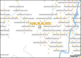 map of Kuala Lalang