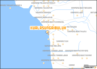 map of Kuala Sungai Buluh