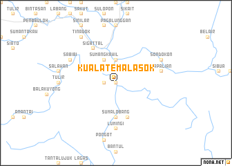 map of Kuala Temalasok