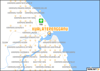 map of Kuala Terengganu