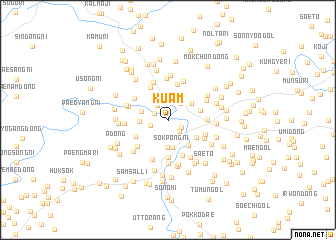 map of Kuam