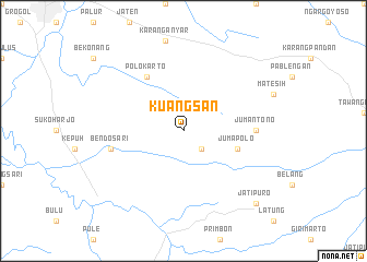 map of Kuangsan