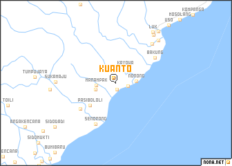 map of Kuanto