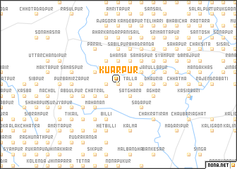 map of Kuārpur