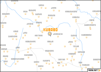 map of Kubabo