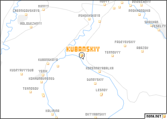 map of Kubanskiy