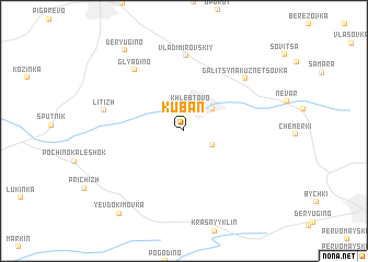 map of Kuban\