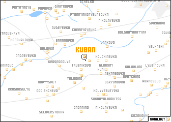 map of Kuban\