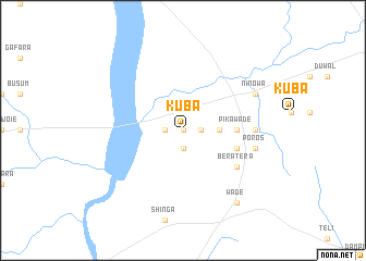 map of Kuba