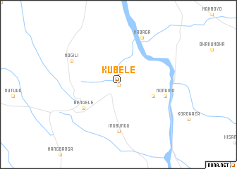 map of Kubele