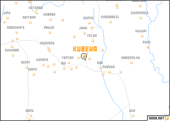map of Kubewa