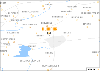 map of Kubinka
