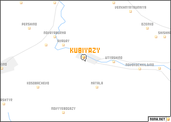 map of Kubiyazy
