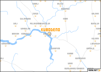 map of Kubodeno